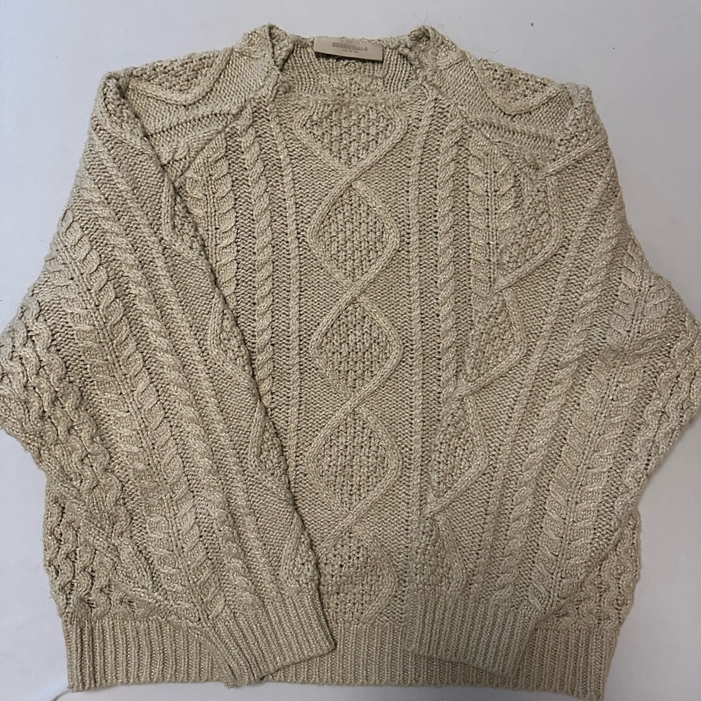 Fear of God Essentials Cable Knit Sweater
